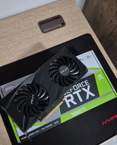 Placa de Video RTX 3060 TI Dual Fan PNY, NVIDIA Geforce, 8 GB