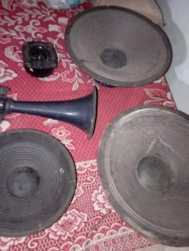 Par de alto falante boca de 15 super Tuite corneta Despenso curiosos 