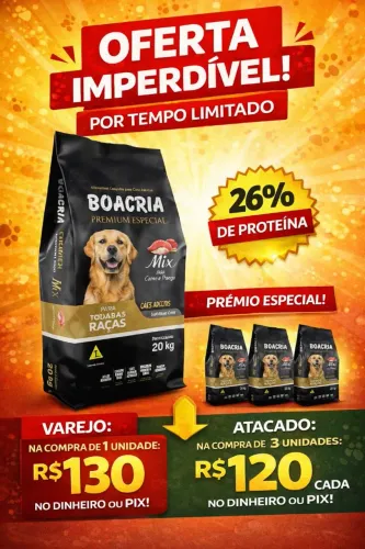 Ração boa cria premium especial 20kg,  PROMOÇÃO,  fazemos entregas em todo DF 