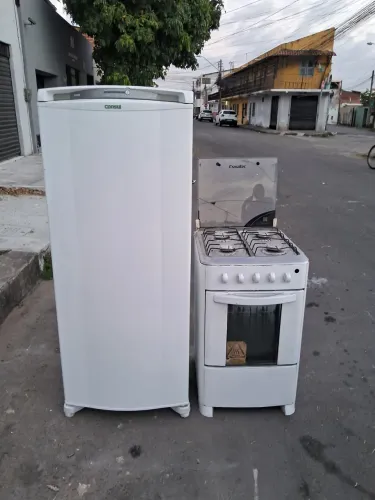 Kit cozinha fogão e geladeira cônsul FrostFree