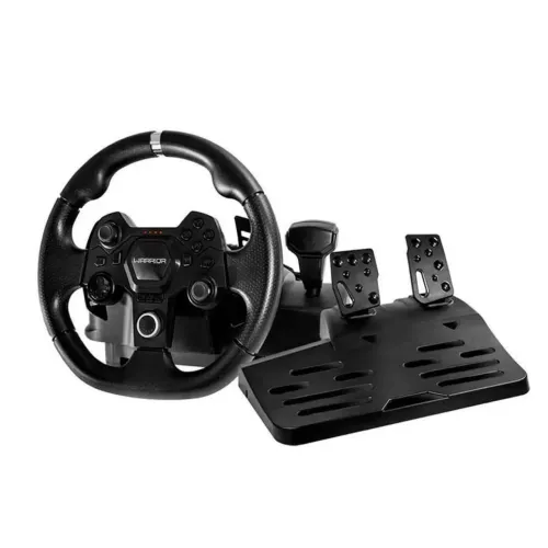 volante gamer artaxes com pedal warrior - js090