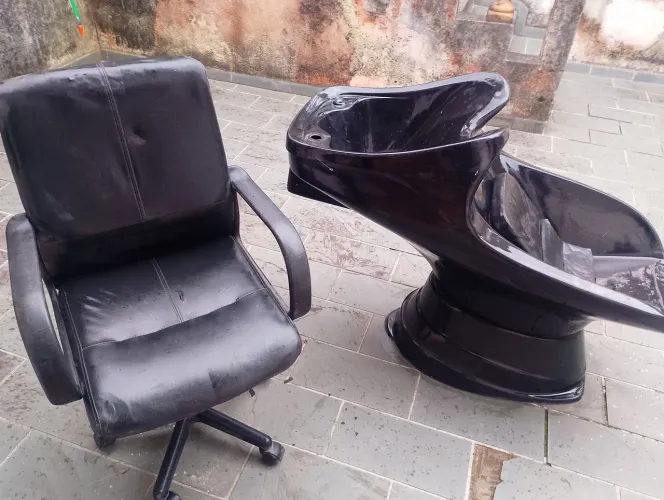 Vendo lavatório para salão de beleza e cadeira
