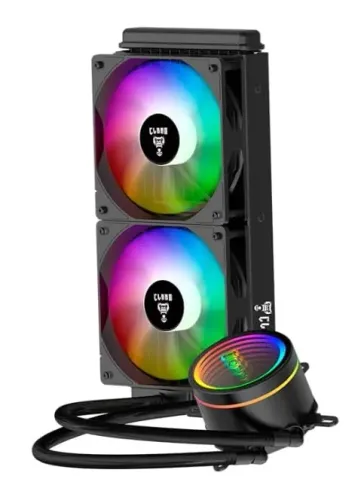 Water cooler 240mm - cryos night rgb rainbown para processador 