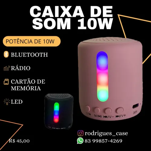 MINI CAIXA DE SOM BLUETOOTH
