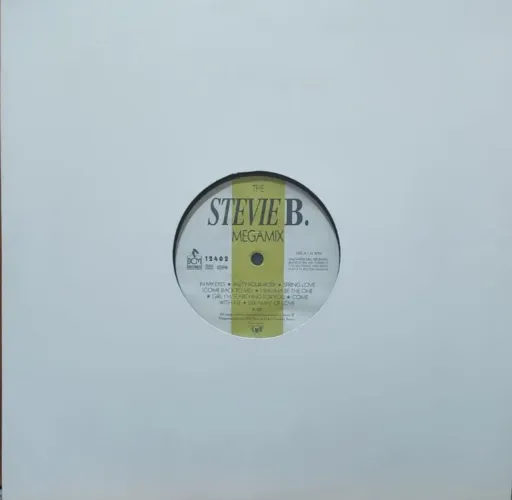LP The Stivie B. Megamix ( Importado da Germany - 45 Rpm ) VG +++