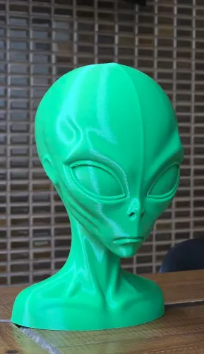 Busto de ET extraterrestre decorativo
