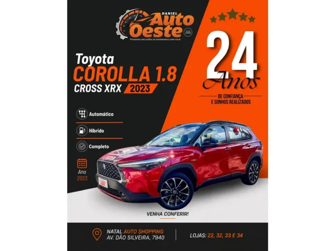 Toyota Corolla Cross XRX 1.8 16V Aut.(híbrido) 2023