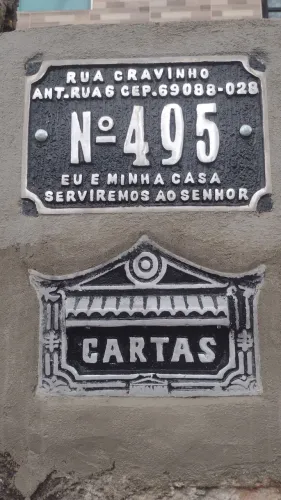 Placas de residência 