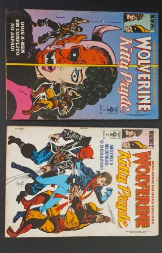 Wolverine Kitty Pryde Nº 1 e 2 - Mini Série Completa Abril/Marvel