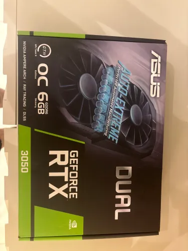 Placa de vídeo RTX 3050 Asus OC 6gb usada
