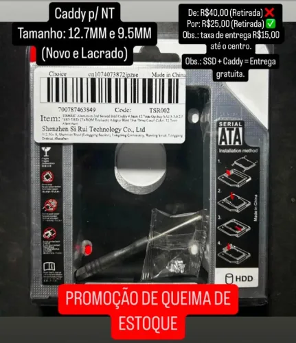 Caddy p/ Notebook (Novo e Lacrado) PROMOÇÃO