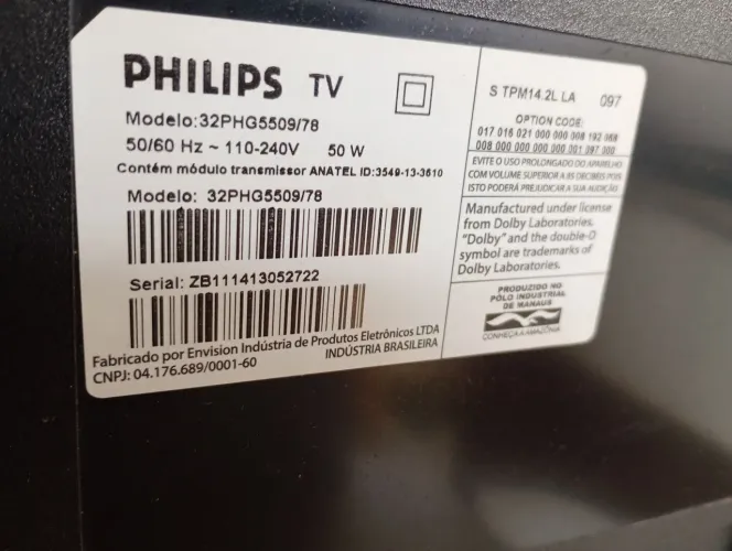 TV Philips 32 polegadas