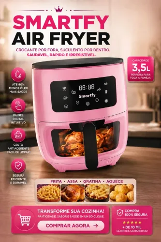 Fritadeira Eletrica Smartfy Air Fryer