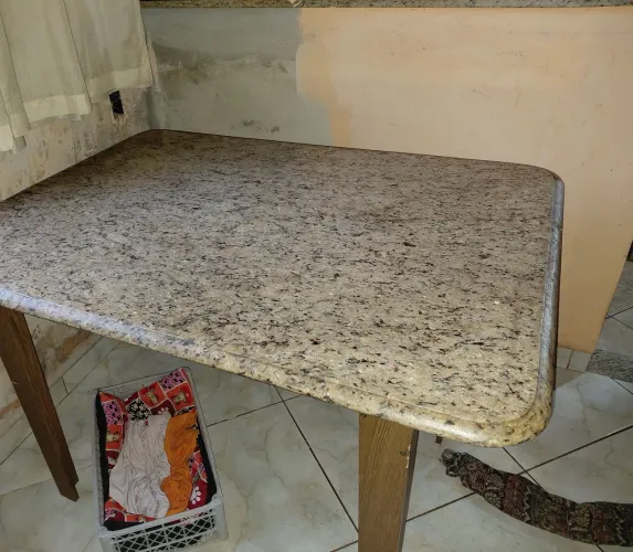 Pedra de mármore para mesa