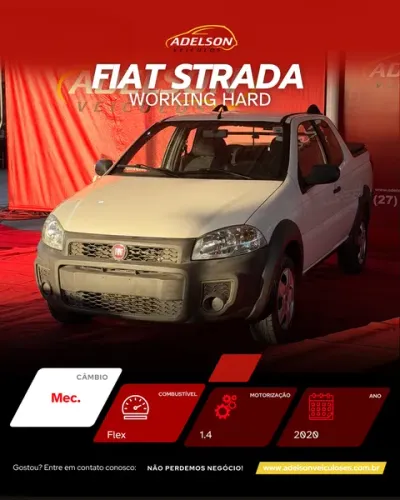 Fiat Strada Working Hard 1.4 Fire Flex 8V CD 2020