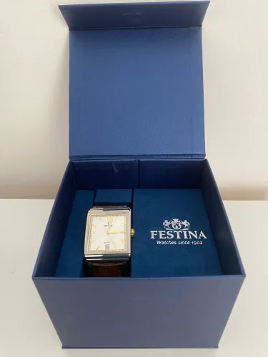 Relógio Festina Masculino Couro Marrom