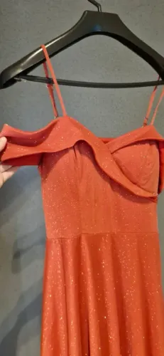 VESTIDO DE BAILE TERRACOTA