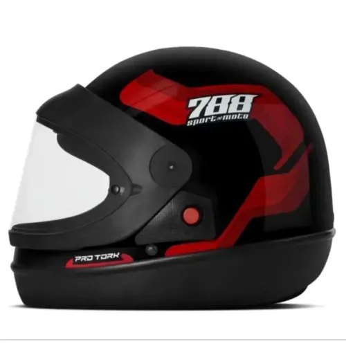 Capacete Fechado Pro Tork Automático Sport Moto 788 Várias Cores Tamanho 36
