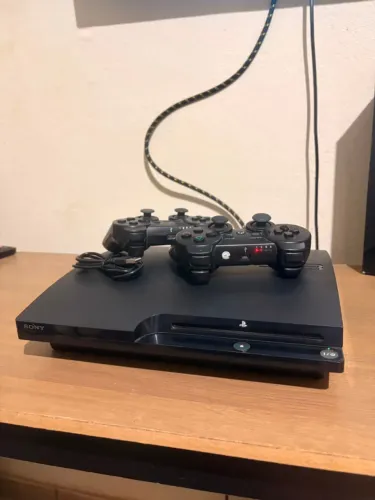 PS3 Slim Desbloqueado - Aceito Cartão | Com Garantia