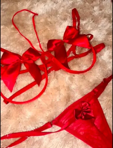 Conjunto sexy de lingerie novo 