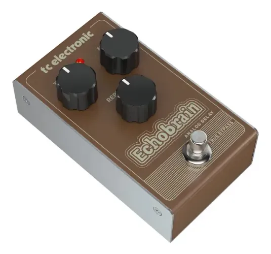 Pedal Para Guitarra Tc Electronic Echobrain Analog Delay Cor Marrom-claro