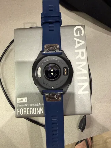Relógio Garmin Forerruner 965 preto 47 mm