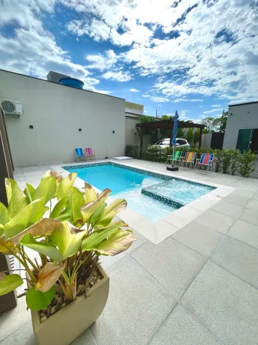 Locação Diária - Casa Costa Serena | Piscina Privativa | Área Gourmet | Até 7 Pessoas