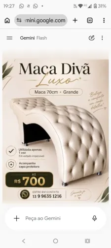 Maca de luxo