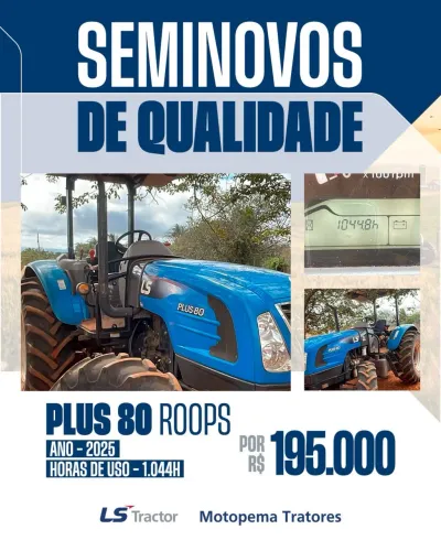 Trator Plus 80 de Test Drive
