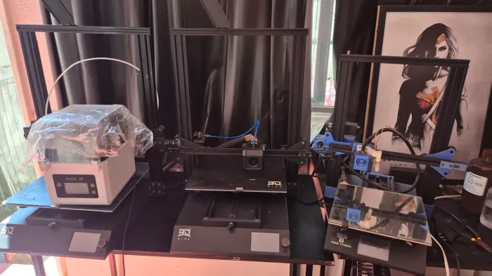 Kit 3 Impressoras 3D + Estufa | Pronto pra Produção