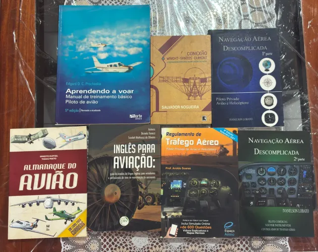 Livros de Aviação, Navegação Aérea e Regulamento de Tráfego Aéreo