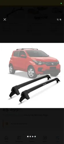 Rack de teto mobi 