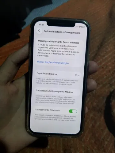 Iphone 12 64 gb saúde da bateria 75%