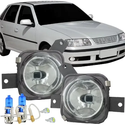 Kit completo farol auxiliar GOL G3