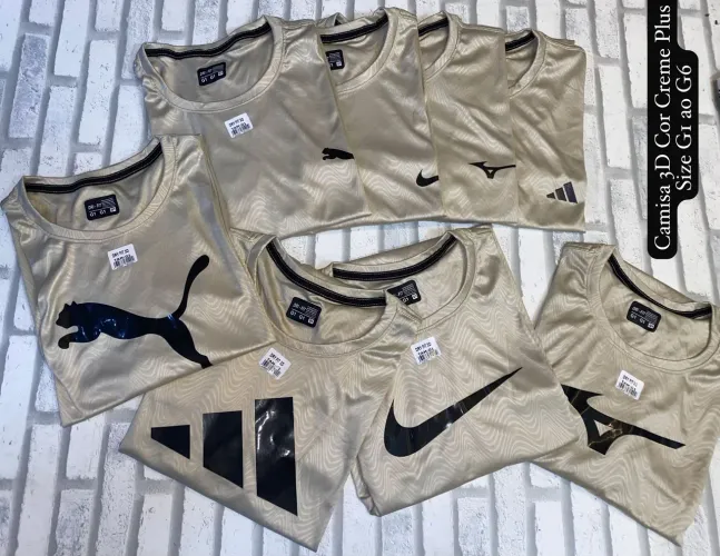 camisas dry fit plus sizes do g1 ao g6