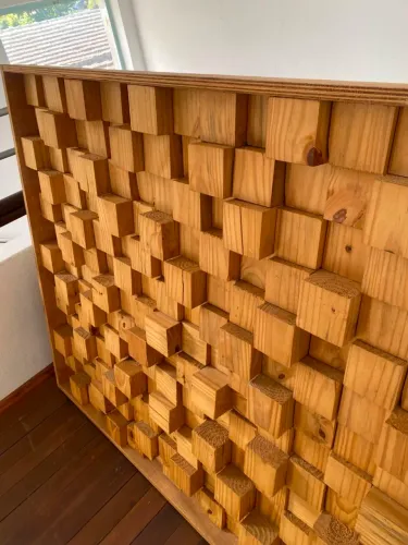 Difusor Acústico - Painel de Madeira