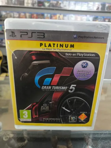 Jogo para PS3 usado mídia física original Gran Turismo 5 Platinum