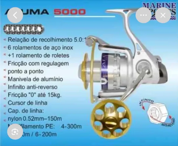 MOLINETE ALUMA 5000