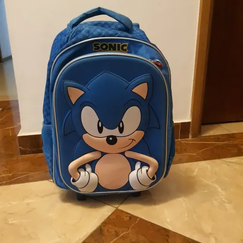Mochila escolar infantil Sonic
