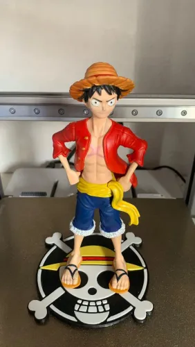 Luffy - Action figure - One Piece - 20cm - Feito em Resina - Peça Exclusiva 