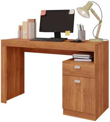 Mesa escrivaninha Melissa 01 porta, 01 gaveta (Nova)