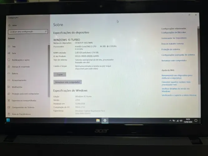 Notebook Acer Aspire 5733 Core i3 (R$ 450)