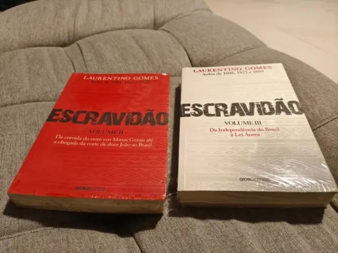 Livros ESCRAVIDÃO - Volumes 2 e 3 - Laurentino Gomes
