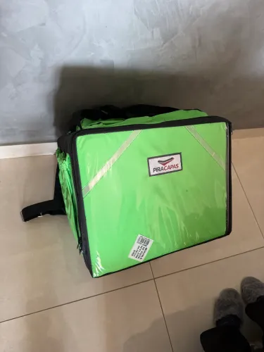 BAG motoboy PIRACAPAS NOVA!!! +Brindes (capacete e suporte pra celular)