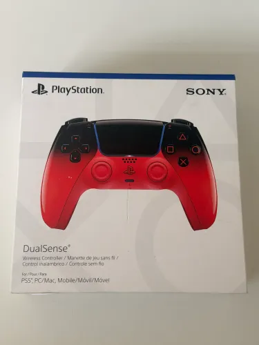 Controle Sem Fio Sony DualSense Hyperpop para PS5, Vermelho Techno Red NOVO LACRADO