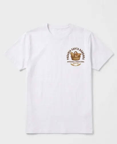 Camisa uniforme de trabalho branco personalize o seu