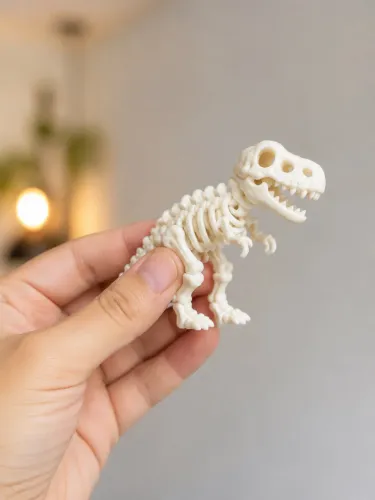 ? Mini Dinossauro Esqueleto 3D - Lembrancinha, Decoração e Coleção
