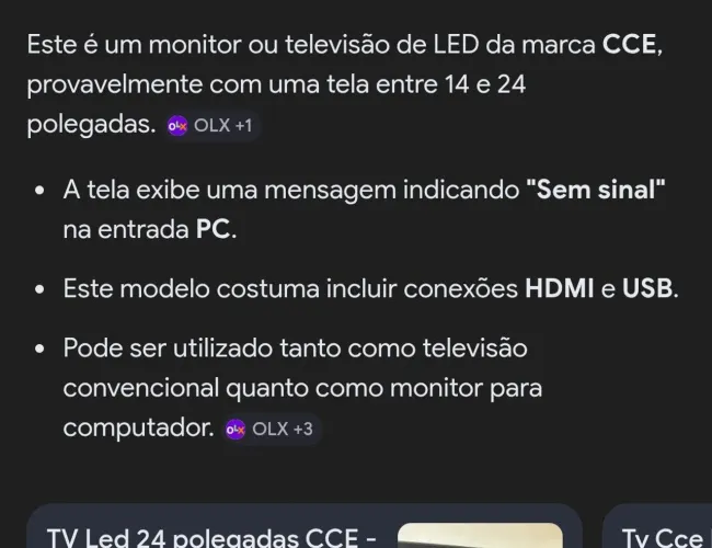 Tv monitor 24pg