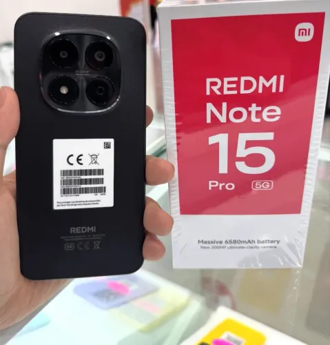 Xiaomi Note 15 Pro 5G 256GB/8RAM | Lacrado com 1 ano de garantia | Loja física BH