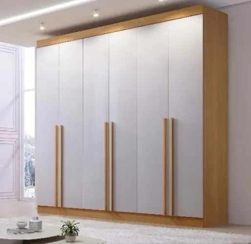Guarda-Roupa Casal Elegance Premium 6 Portas e 8 Gavetas 100% MDF